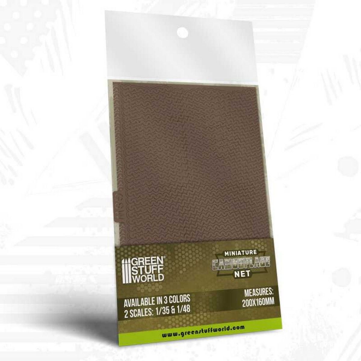 Miniature Camouflage Nets Khaki 1:48