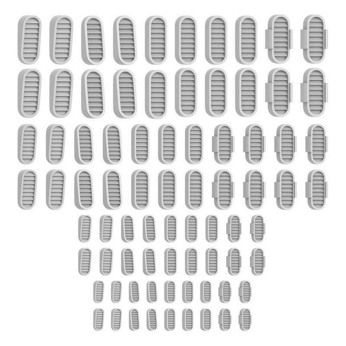 Mecha Detail Parts - Oval Vernier Detail Parts