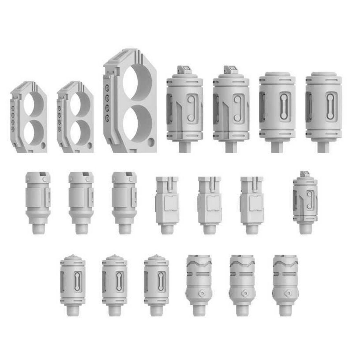 Mecha Detail Parts - Energy Cells