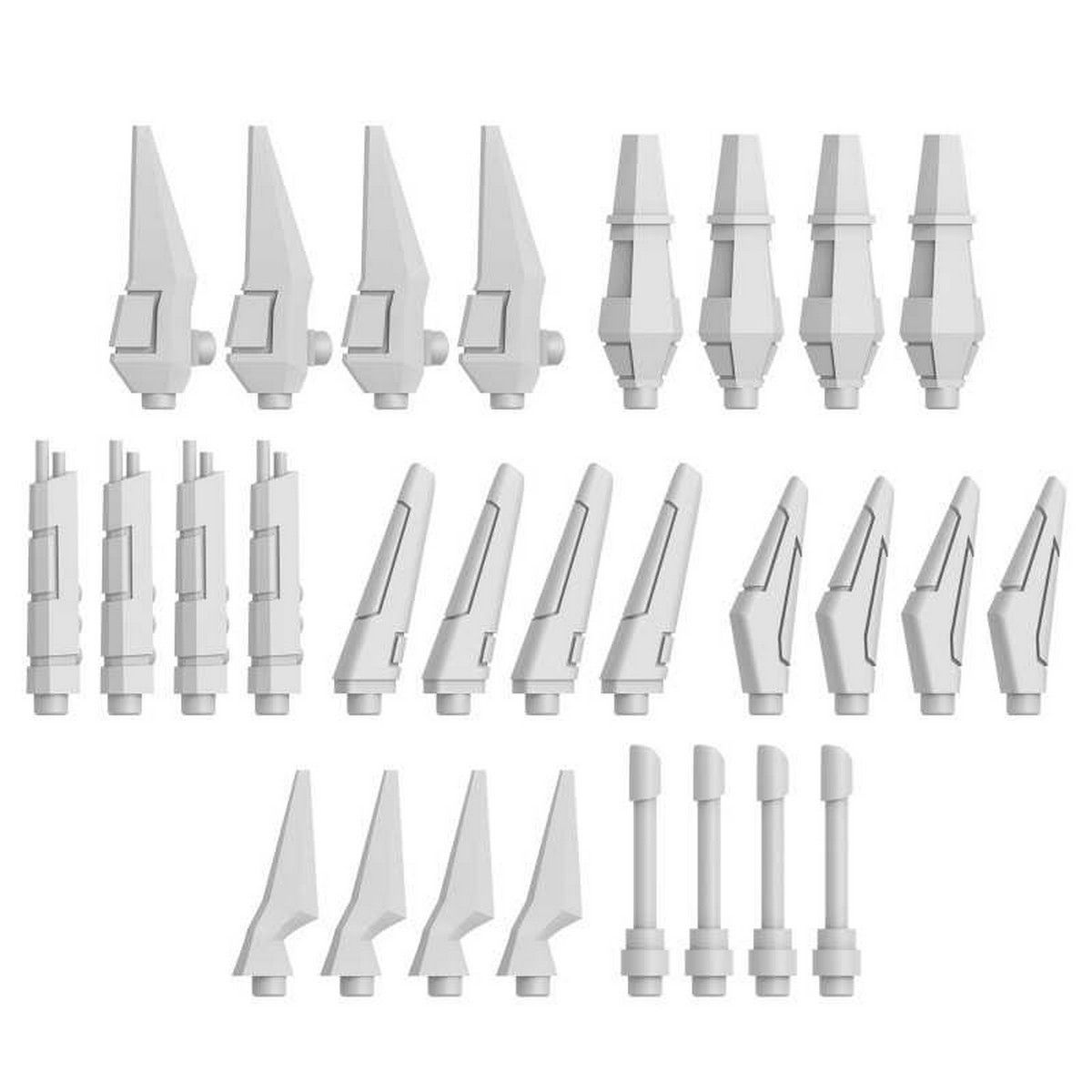 Mecha Detail Parts - Mecha Antennas