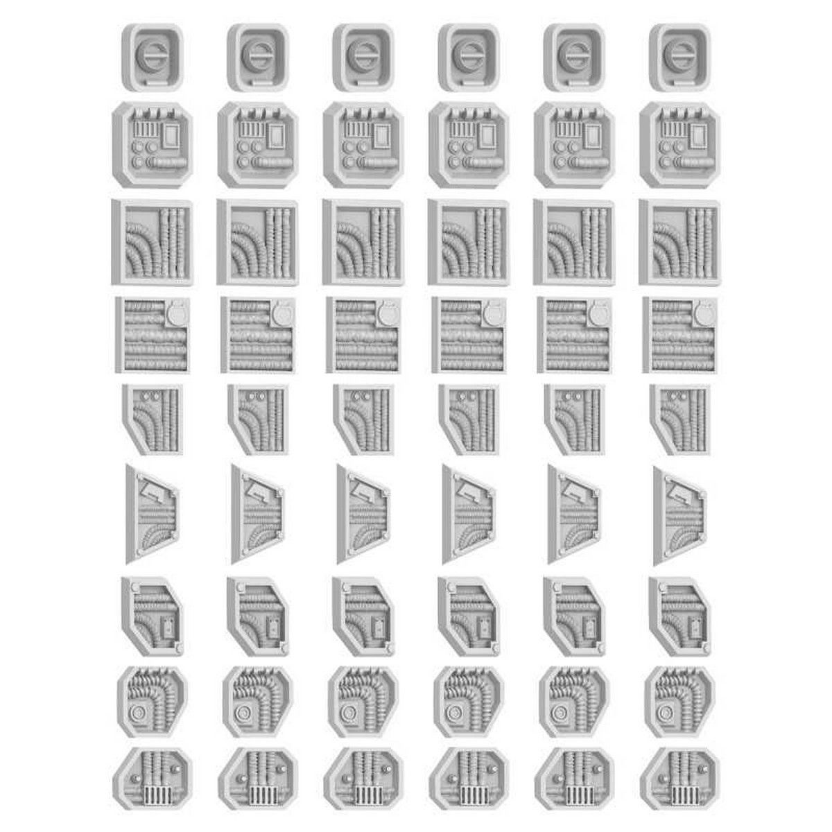 Mecha Detail Parts - Control Panel Accessories