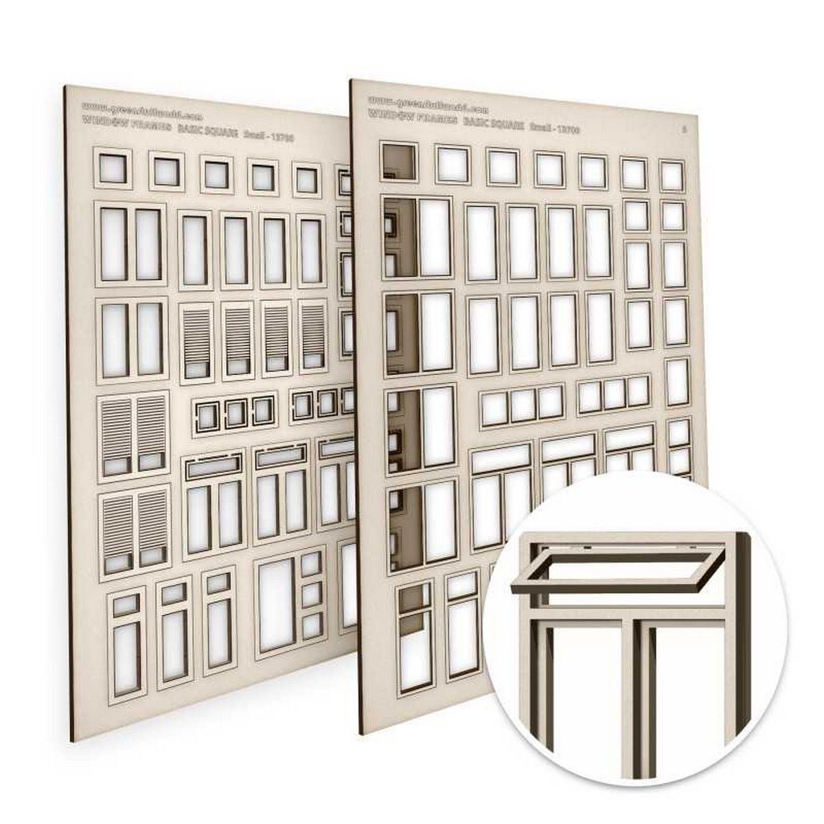Basic Square Miniature Windows - Small