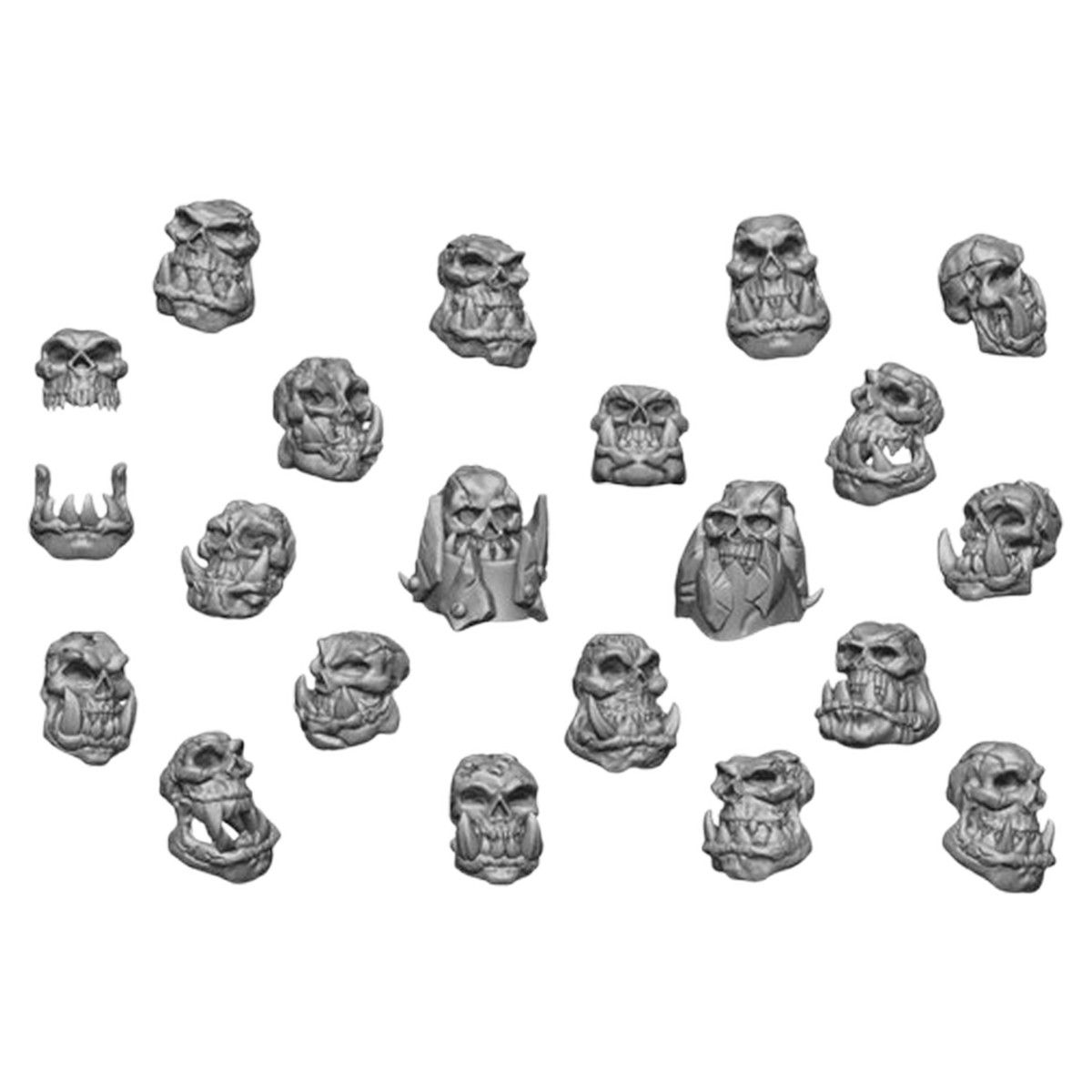 50x Resin Ork Skulls