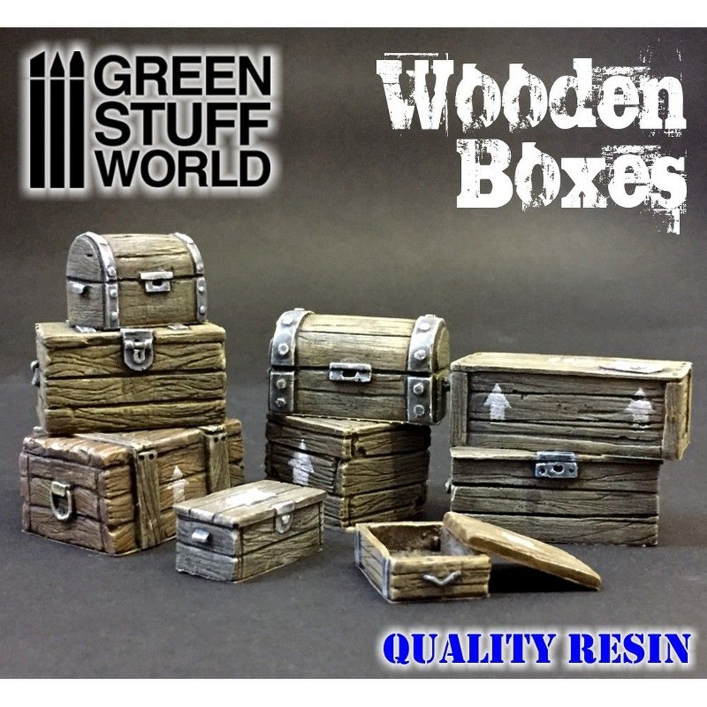 Wooden Boxes Set