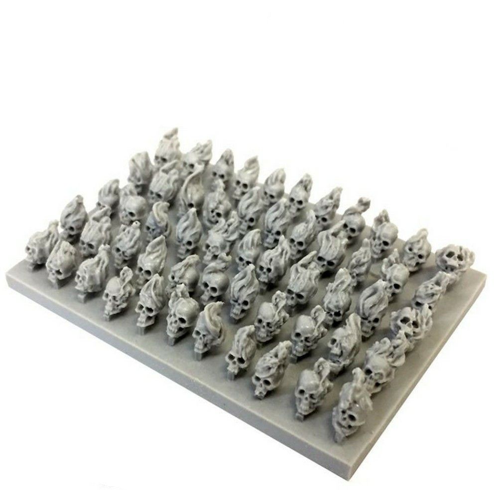 50x Resin Burning Skulls