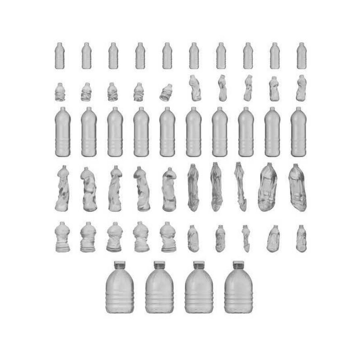 Water Bottles Resin Set