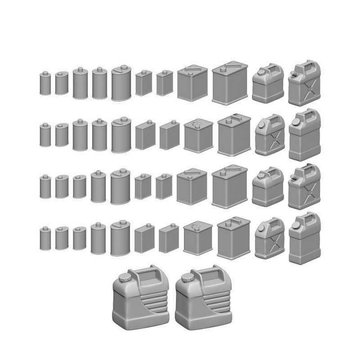 46x Resin Oil Cans
