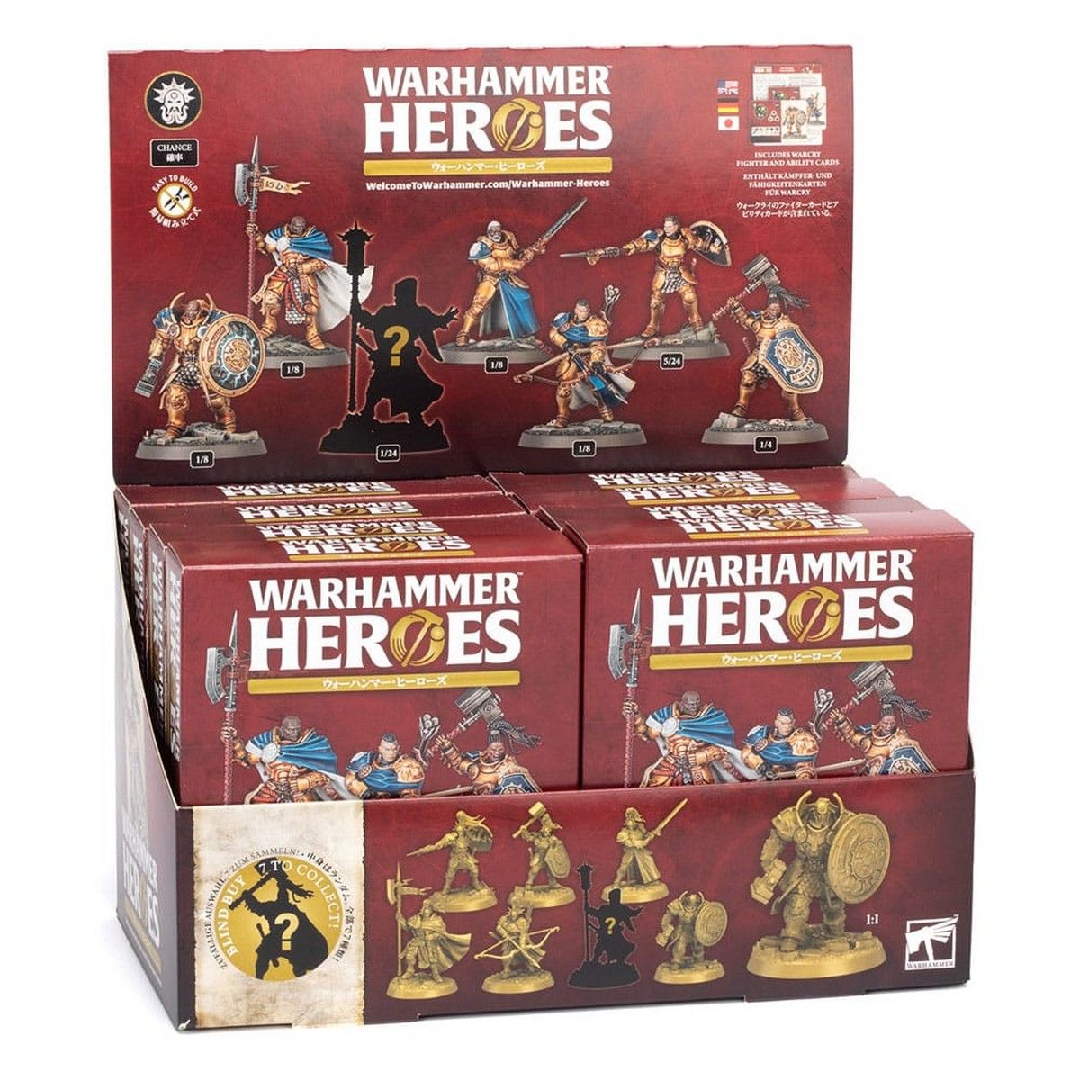 Warhammer Age of Sigmar Miniatures Warhammer Heroes: Stormcast Eternals Display Box