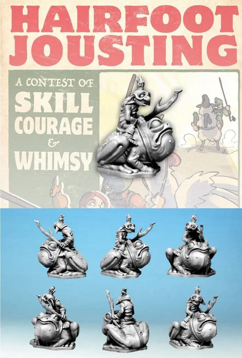 Wartnose Jouster Riding a Hornfrog