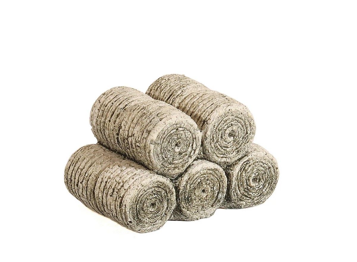 Round Hay Bales Stack
