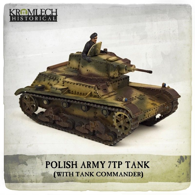 Polish Army Vickers Mark E Type B tank with Commander
