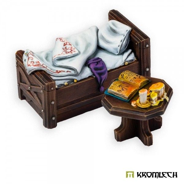Wizard's Bed & Nightstand