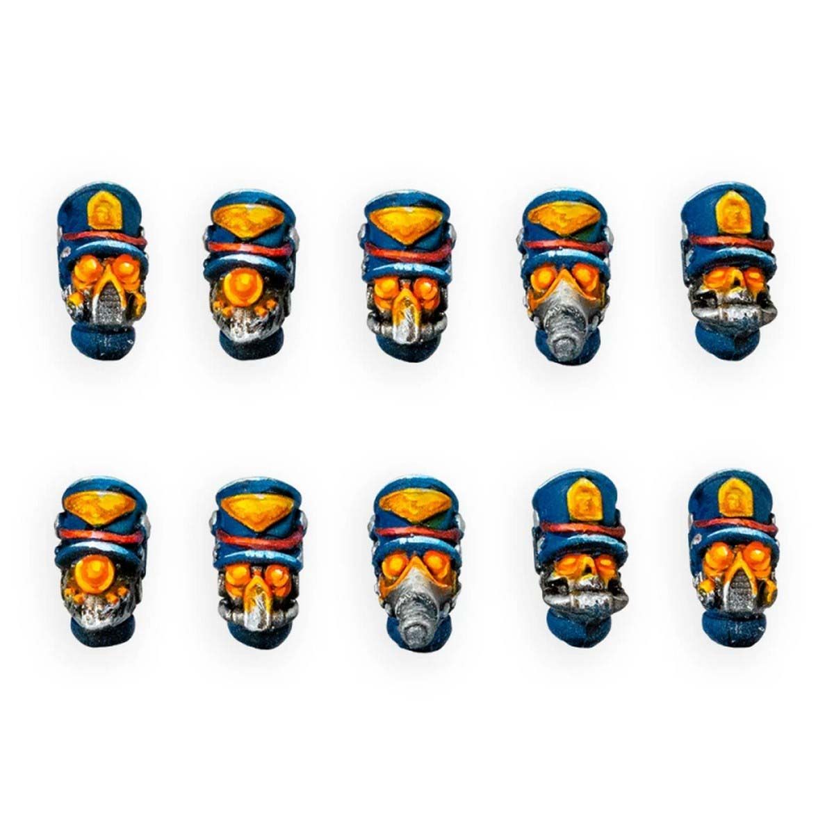 Solar Guard Cohorts Masked Heads