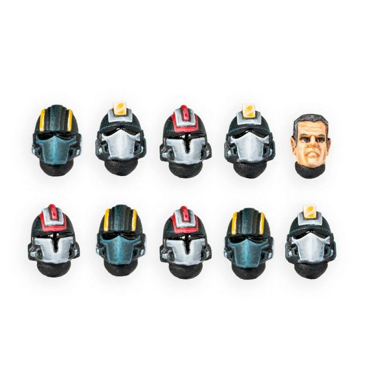 Helldrop Trooper Heads