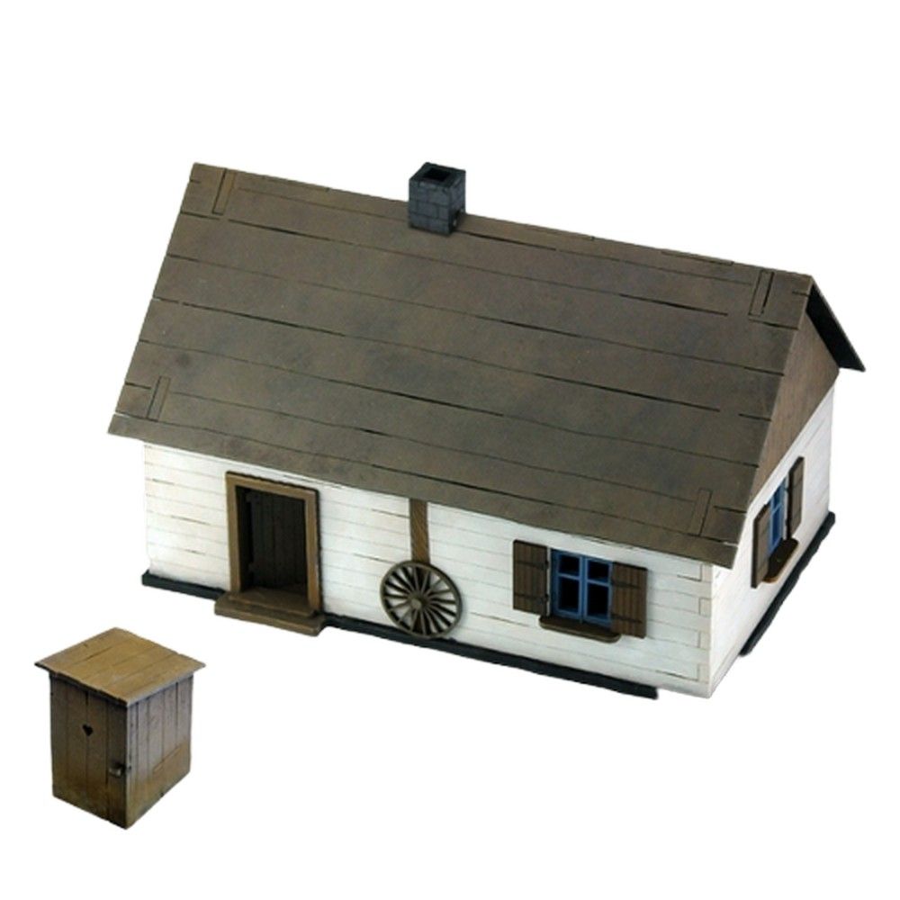 Poland 1939 Wooden Cottage With Privy
