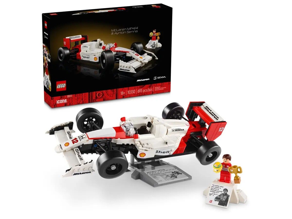 McLaren MP4/4 & Ayrton Senna LEGO ICONS 10330