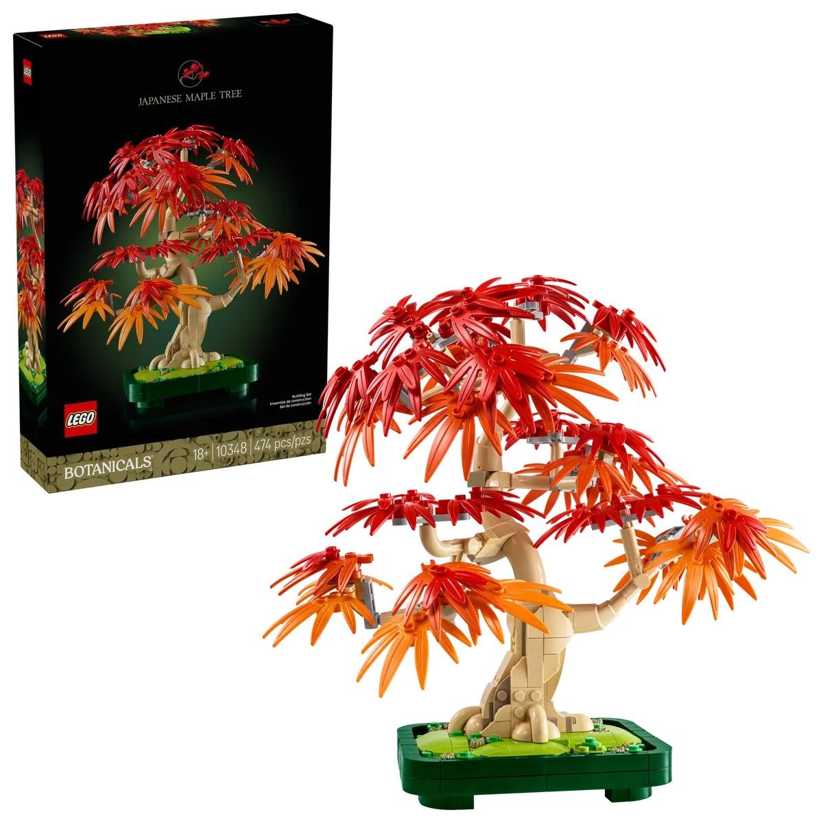 Japanese Red Maple Bonsai Tree LEGO Botanical Collection 10348