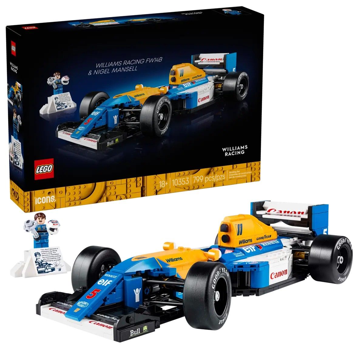 Williams Racing FW14B & Nigel Mansell LEGO Technic 10353