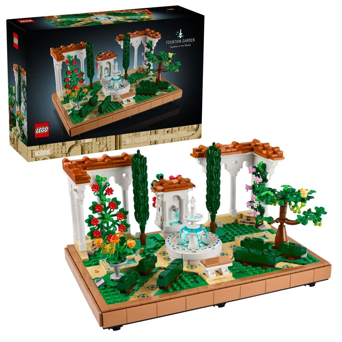 Fountain Garden LEGO ICONS 10359