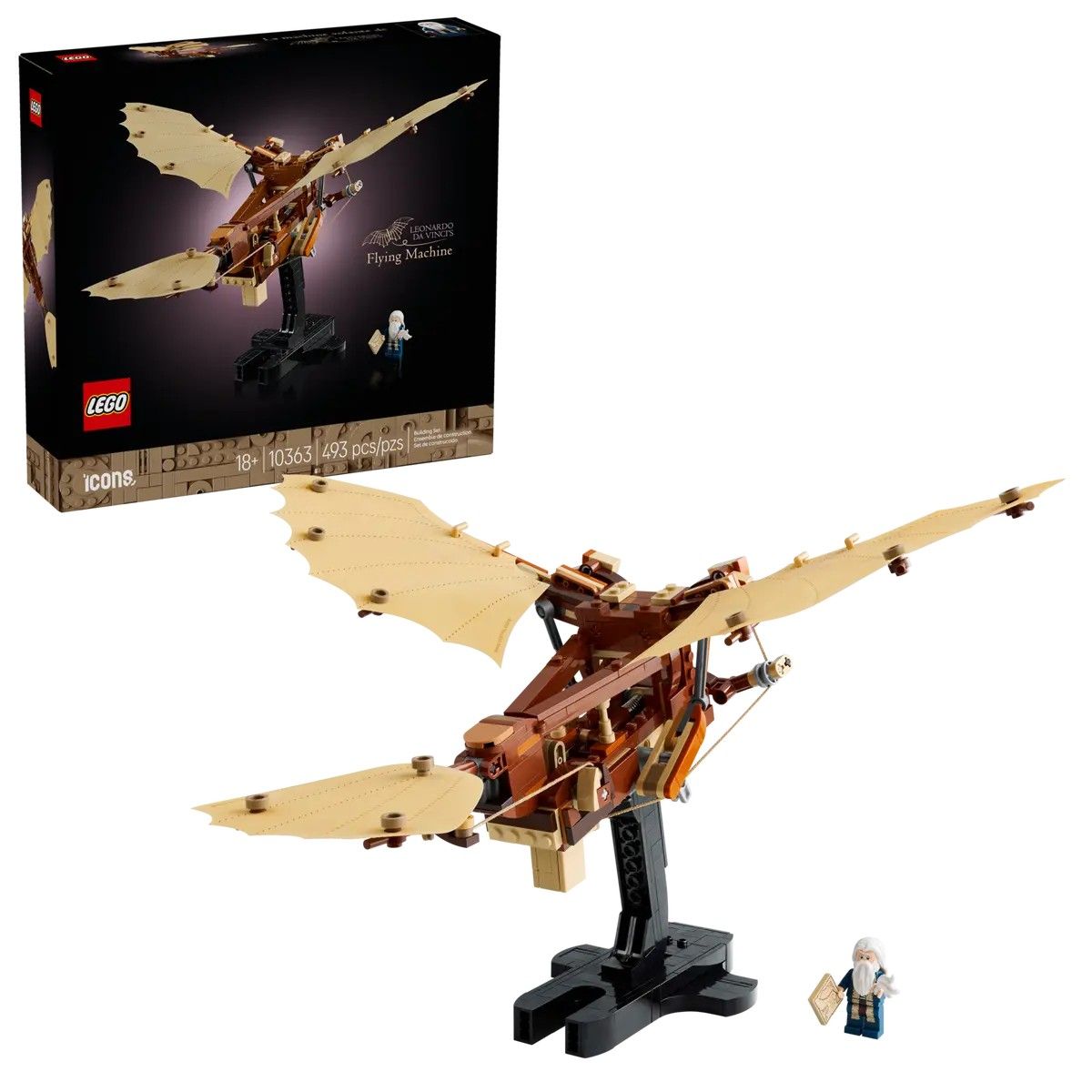 Leonardo da Vinci's Flying Machine LEGO ICONS 10363