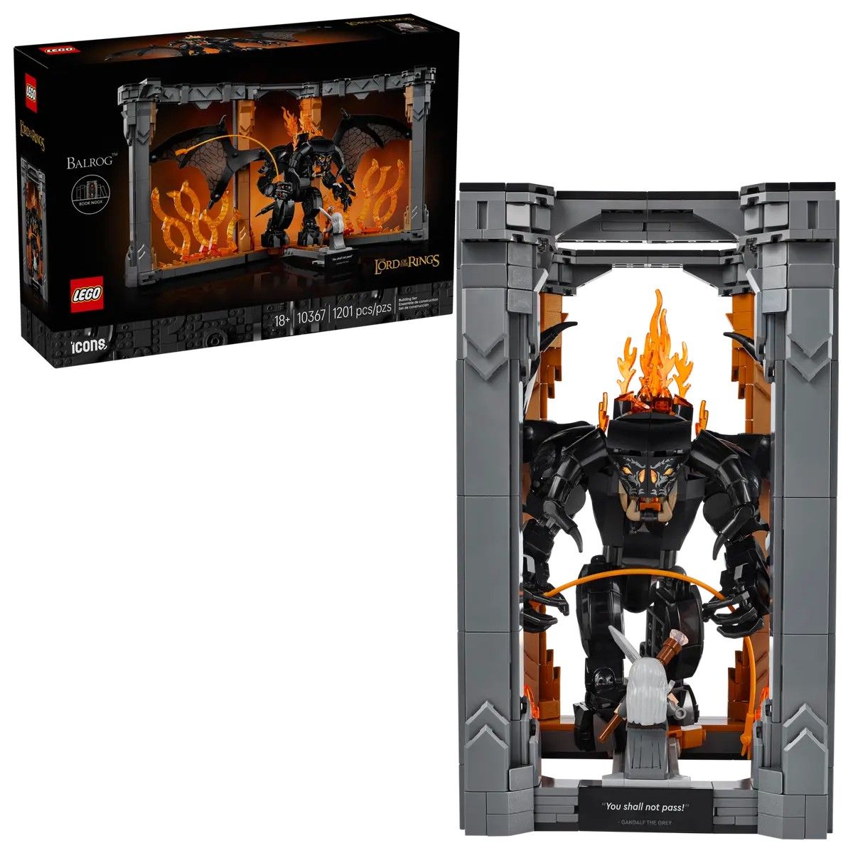The Lord of the Rings: Balrog Book Nook LEGO Lord of the Rings 10367