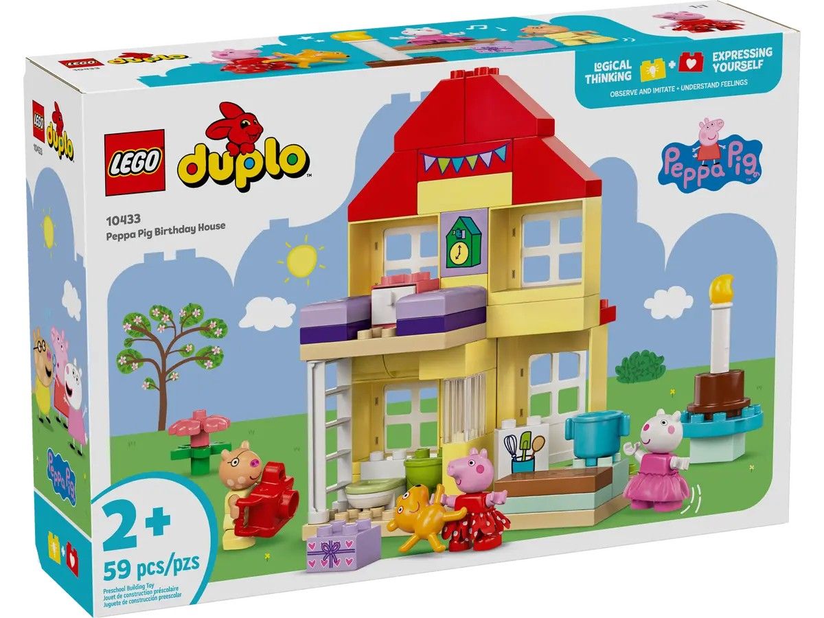 Peppa Pig Birthday House LEGO Peppa Pig 10433