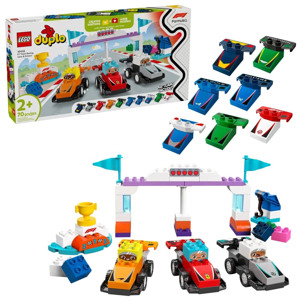 F1 Team Race Cars & Drivers LEGO DUPLO 10445
