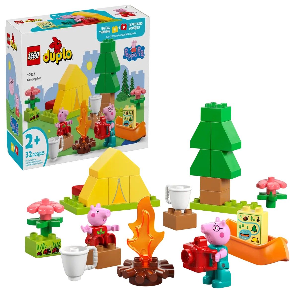 Camping Trip LEGO Peppa Pig 10452