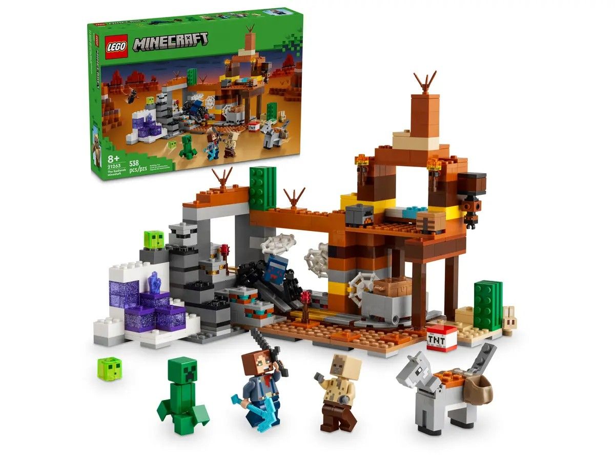 The Badlands Mineshaft LEGO Minecraft 21263
