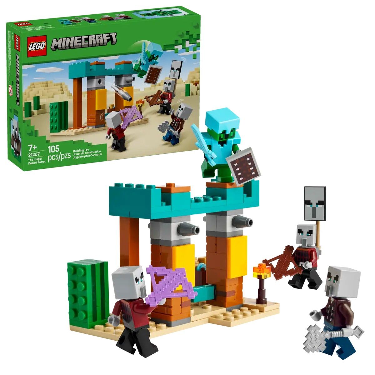 The Illager Desert Patrol LEGO Minecraft 21267