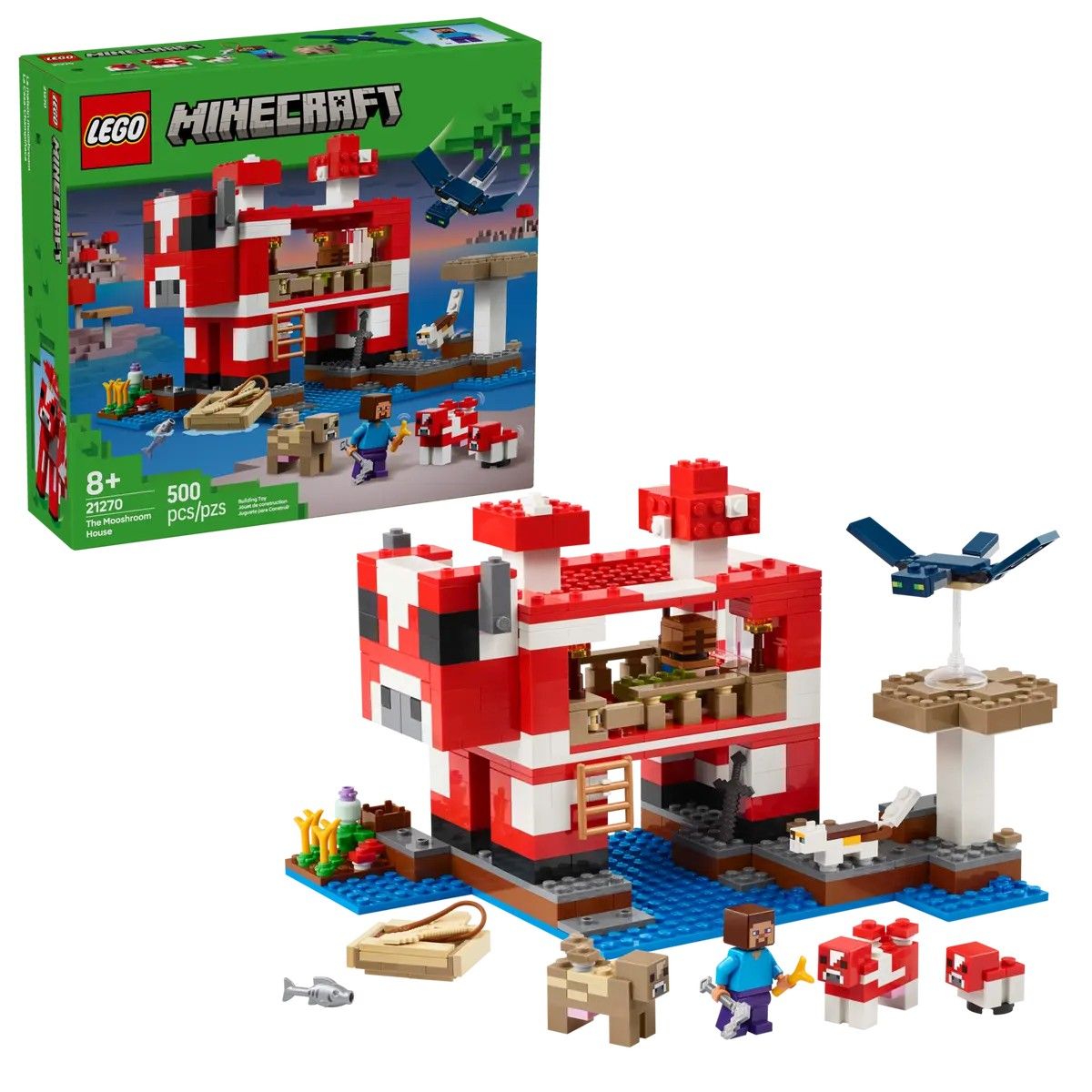 The Mooshroom House LEGO Minecraft 21270