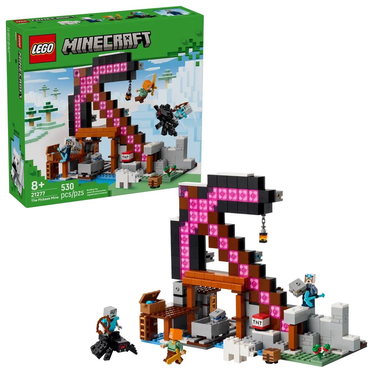 The Pickaxe Mine LEGO Minecraft 21277