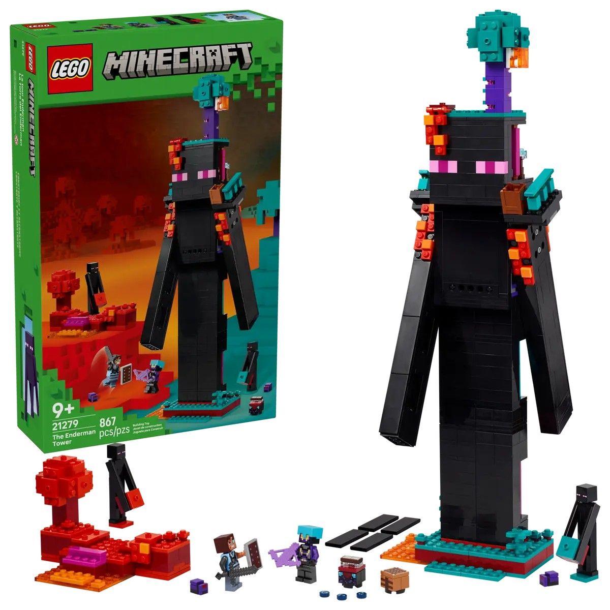 The Enderman Tower LEGO Minecraft 21279
