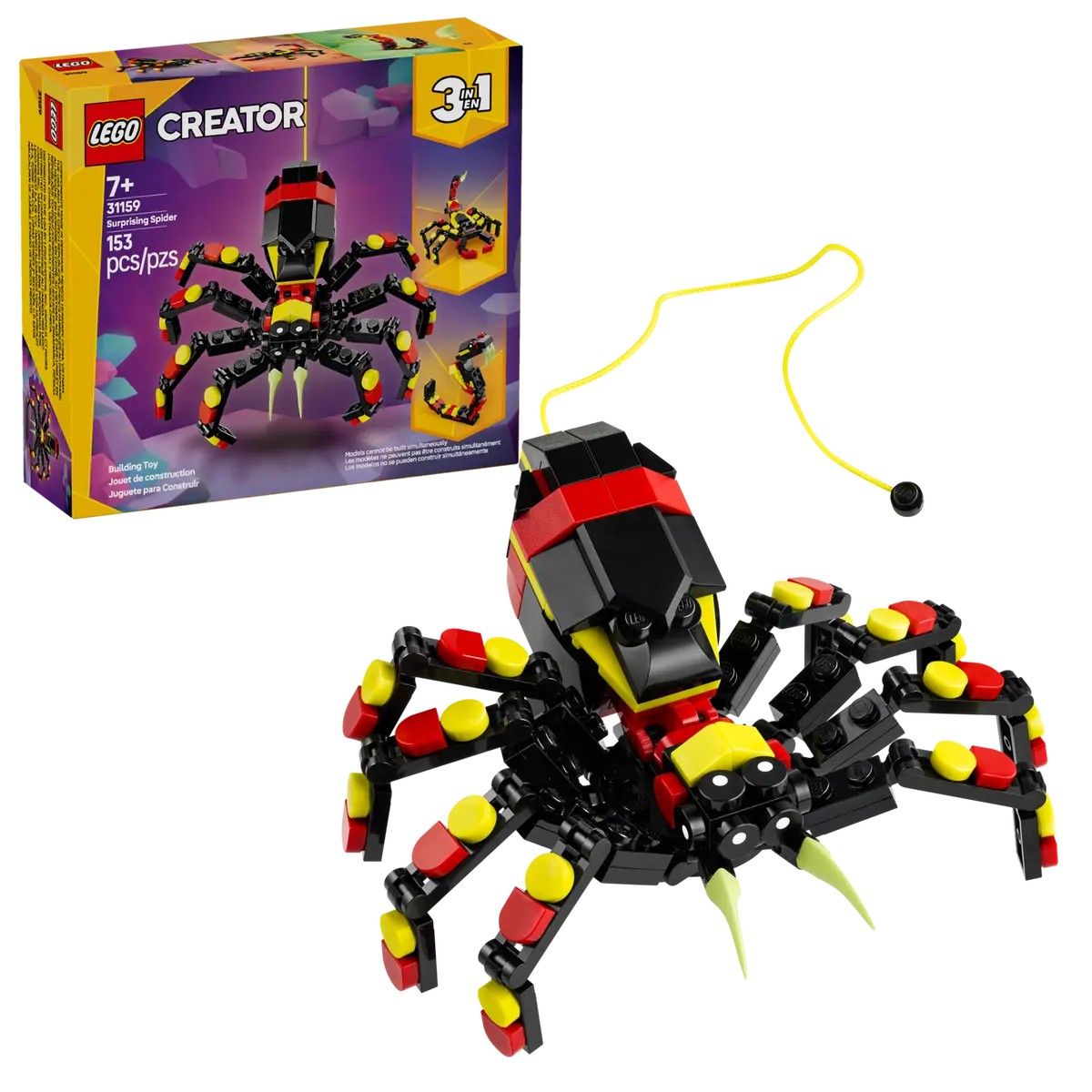 Wild Animal: Surprising Spider LEGO Creator 3-in-1 31159