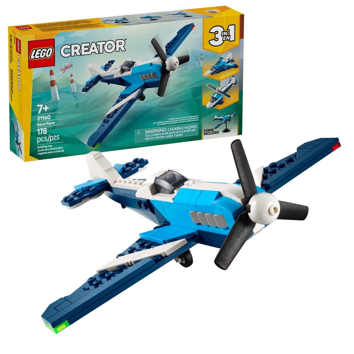 Aircraft: Race Plane LEGO Creator 3-in-1 31160