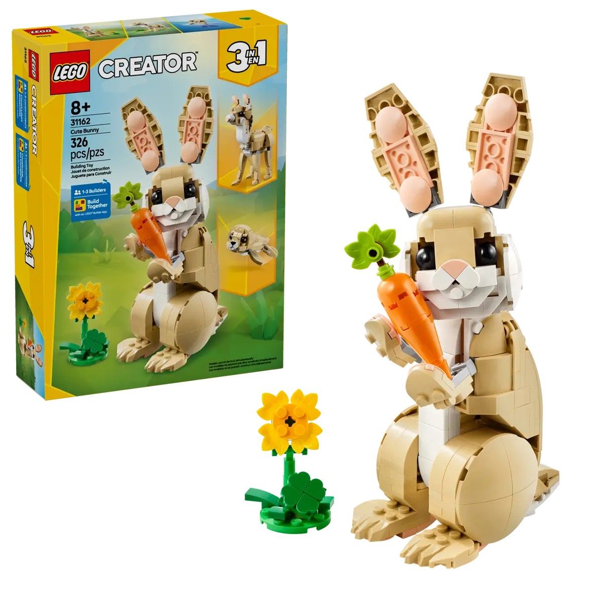 Cute Bunny LEGO Creator 3-in-1 31162