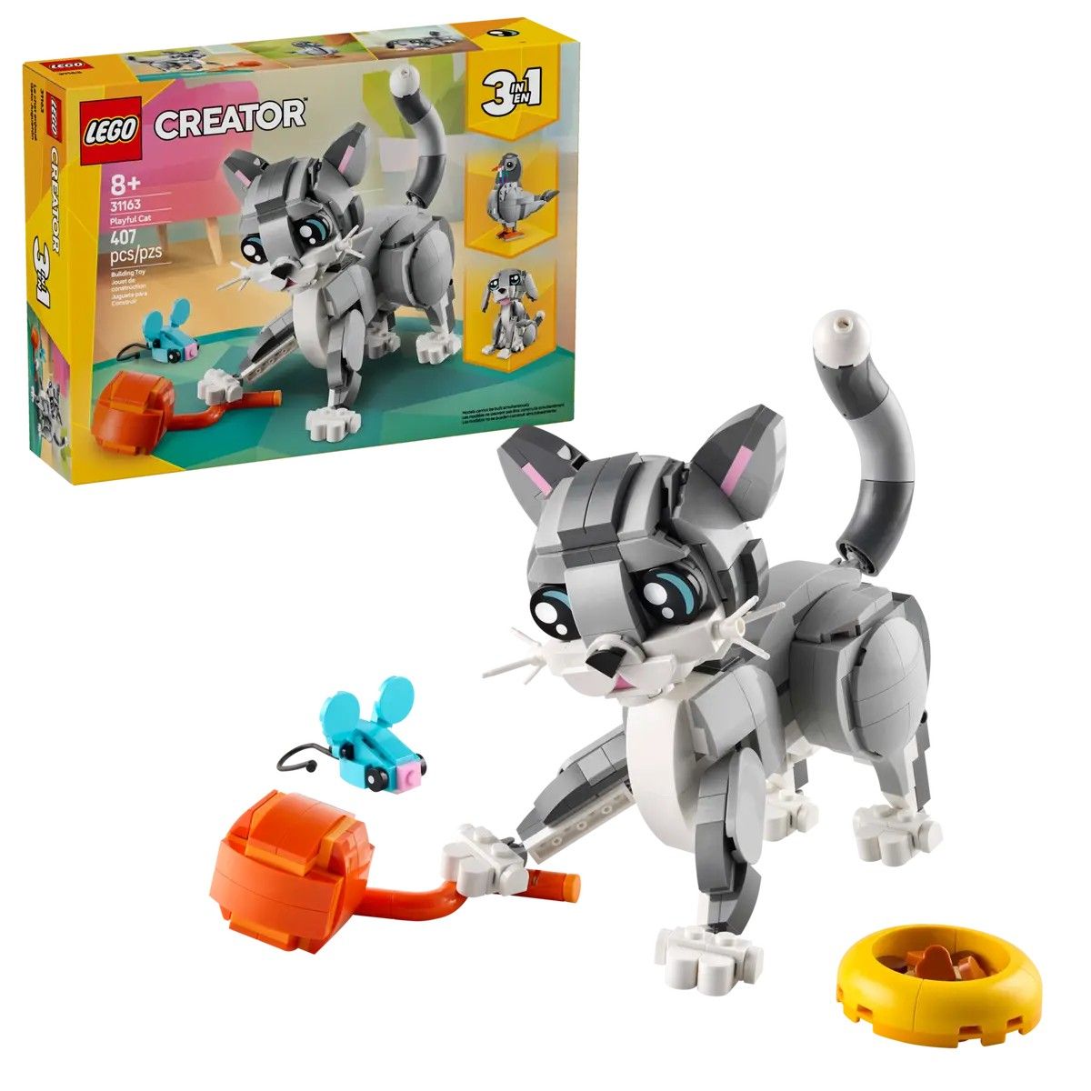 Playful Cat LEGO Creator 3-in-1 31163