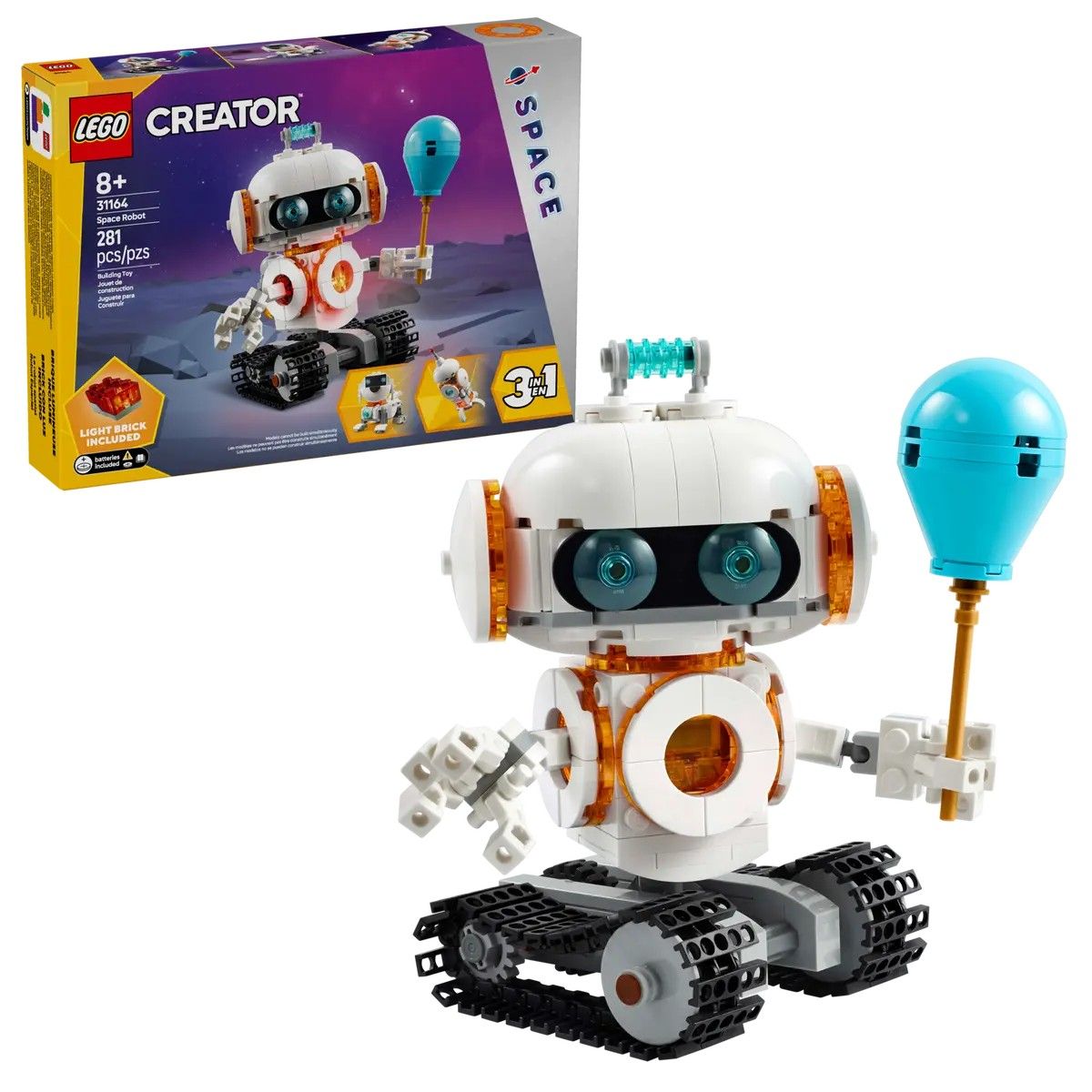 Space Robot LEGO Creator 3-in-1 31164