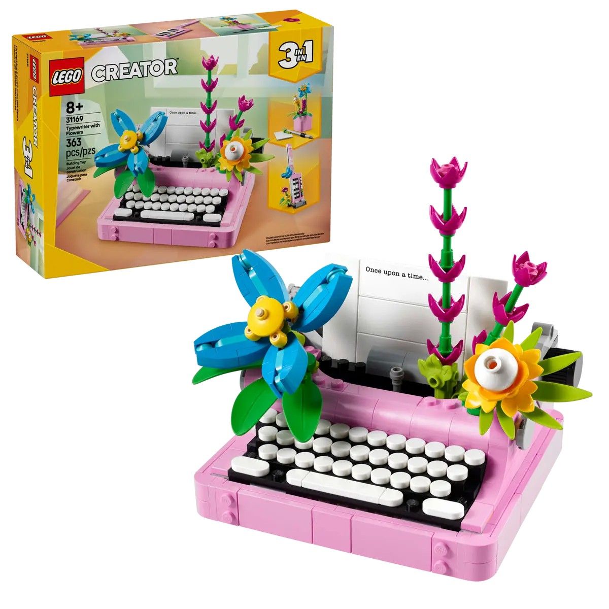 Typewriter with Flowers LEGO Creator 3-in-1 31169