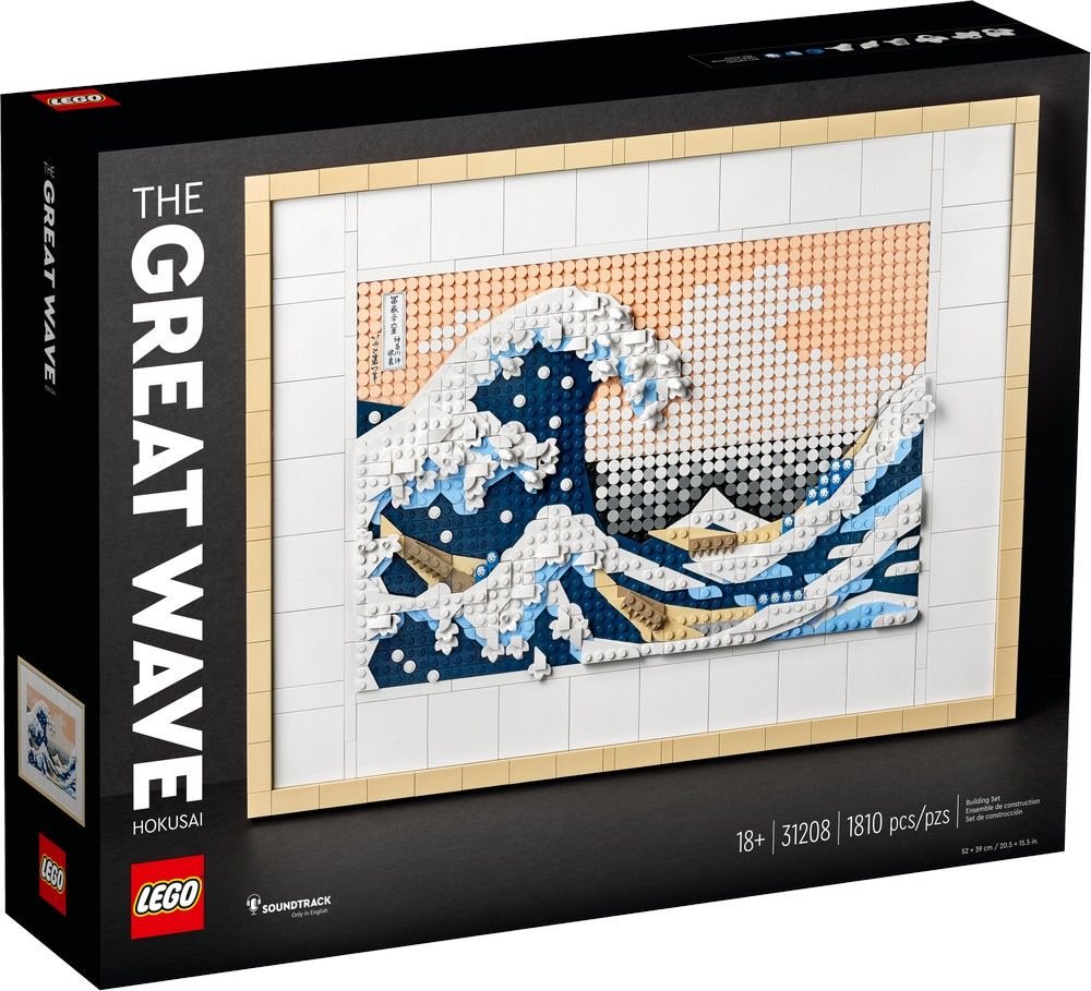 Hokusai - The Great Wave LEGO Art 31208
