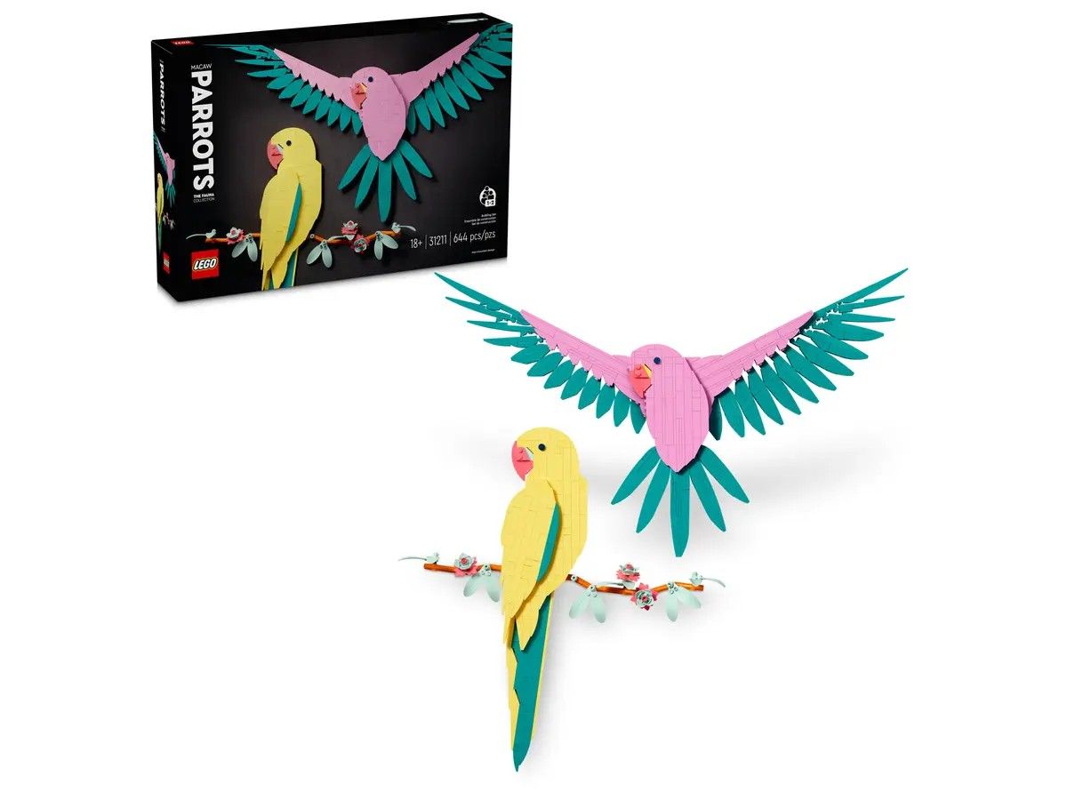 The Fauna Collection - Macaw Parrots LEGO Art 31211