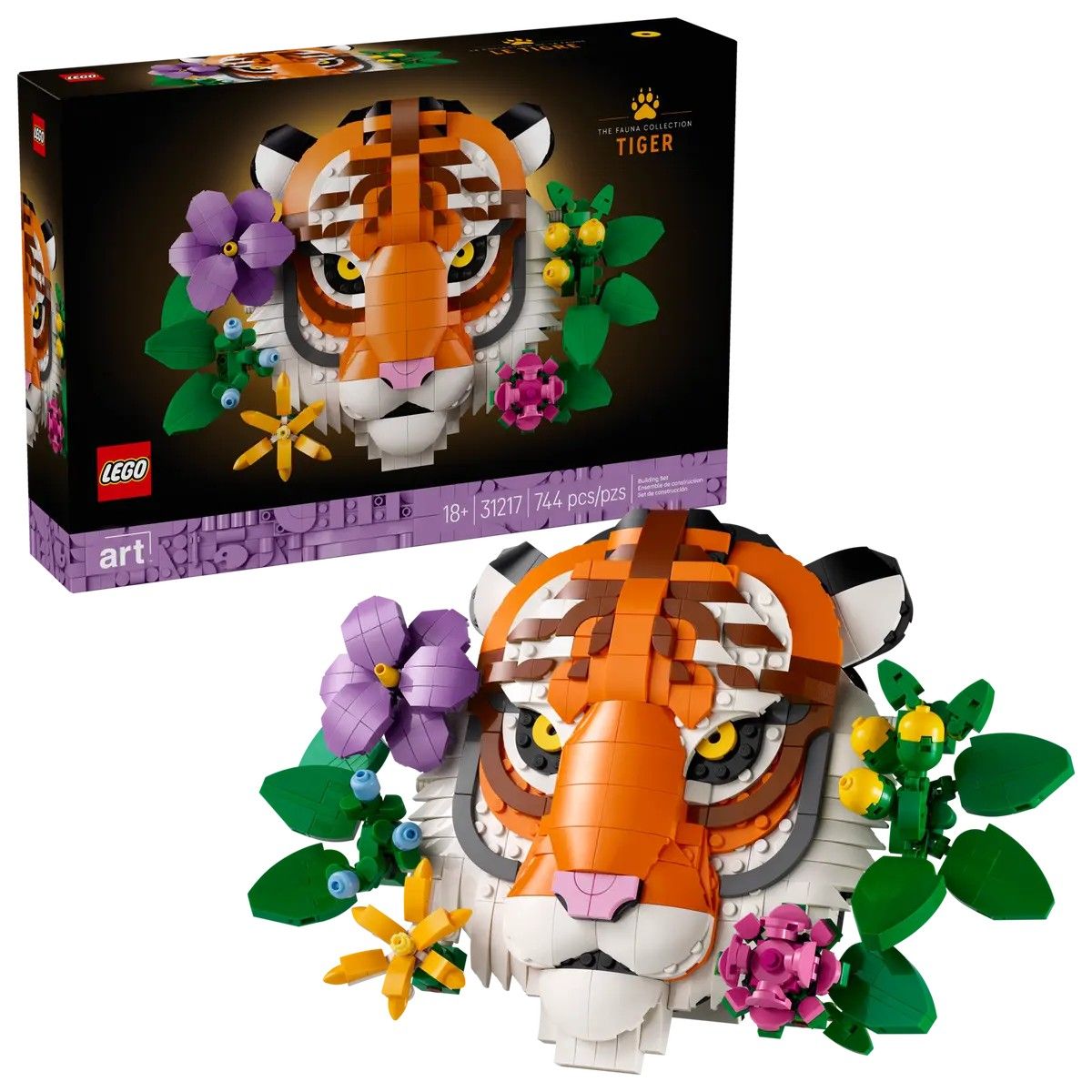 The Fauna Collection - Tiger LEGO Art 31217