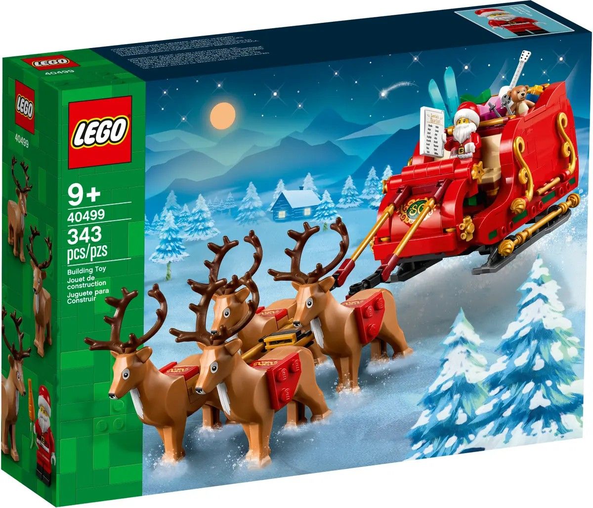 Santa's Sleigh LEGO Seasonal 40499