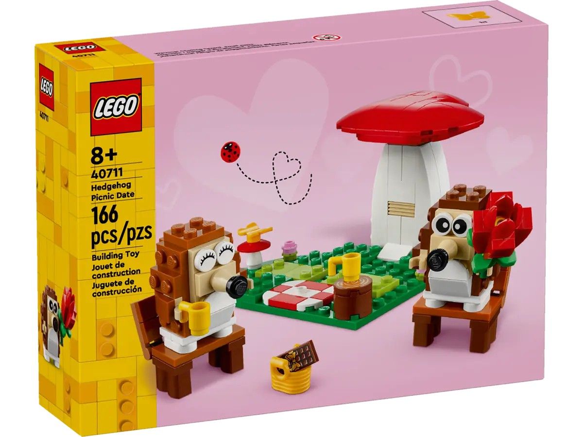 Hedgehog Picnic Date LEGO Seasonal 40711