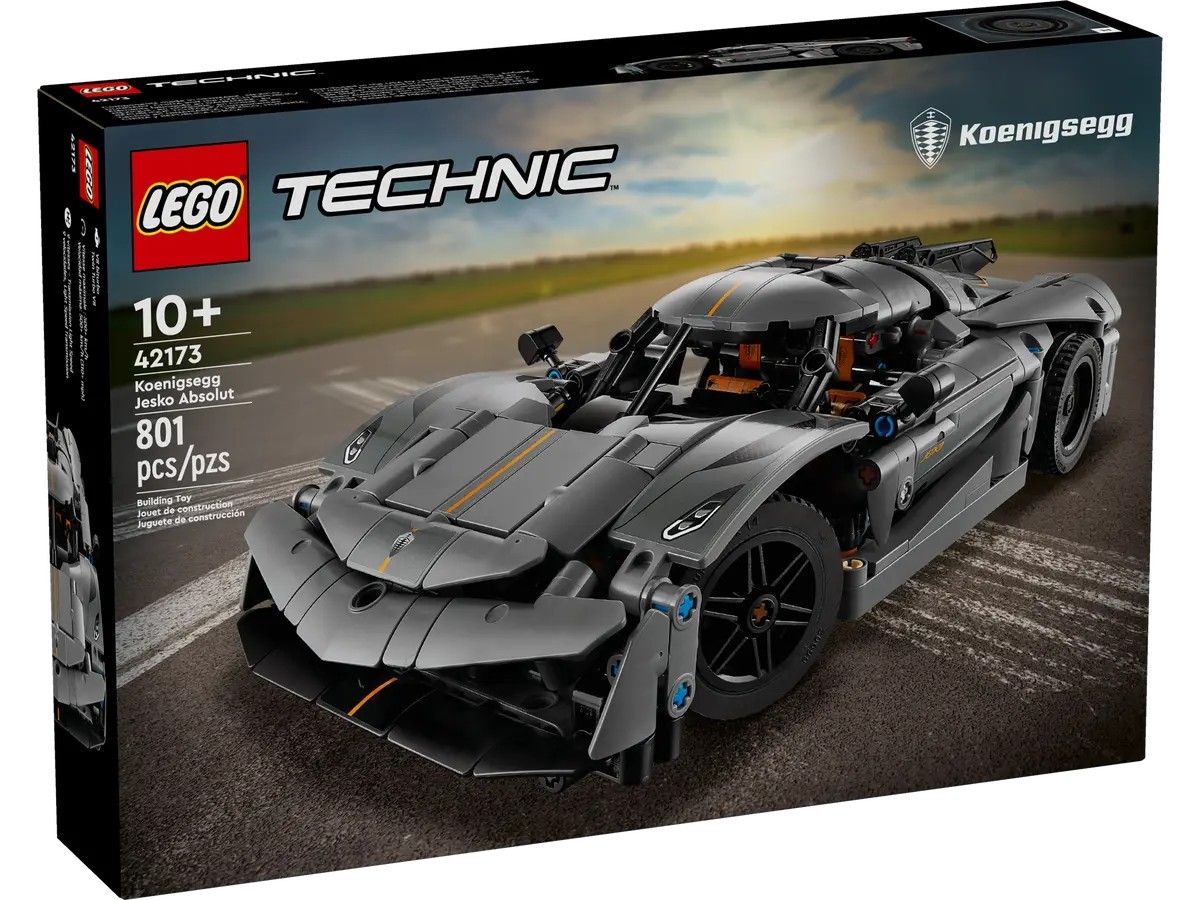 Koenigsegg Jesko Absolut Grey Hypercar LEGO Technic 42173