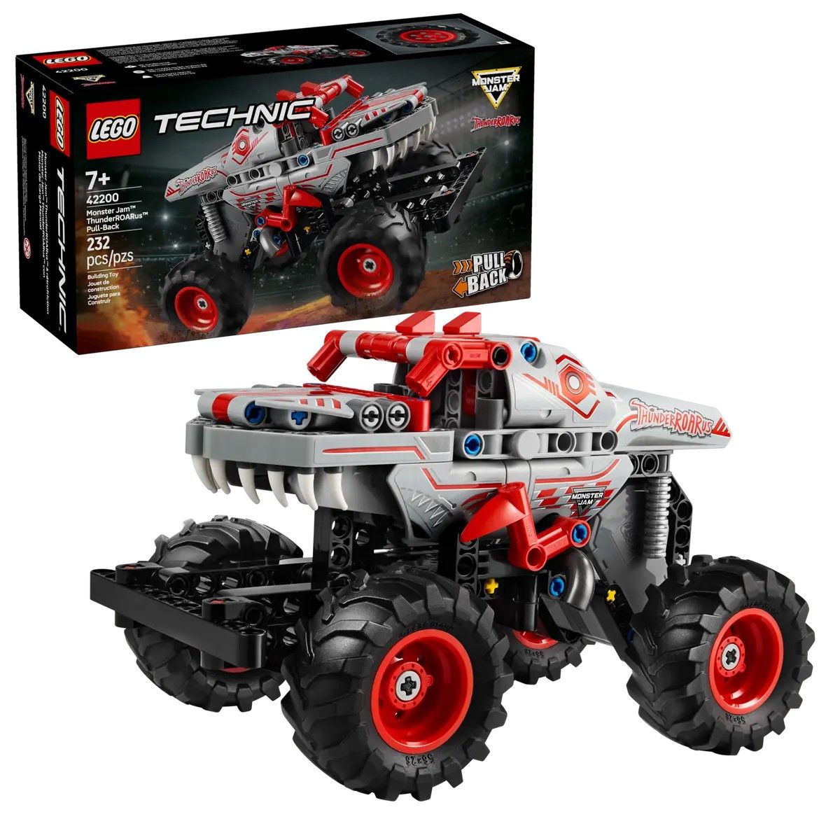 Monster Jam ThunderROARus Pull-Back LEGO Technic 42200