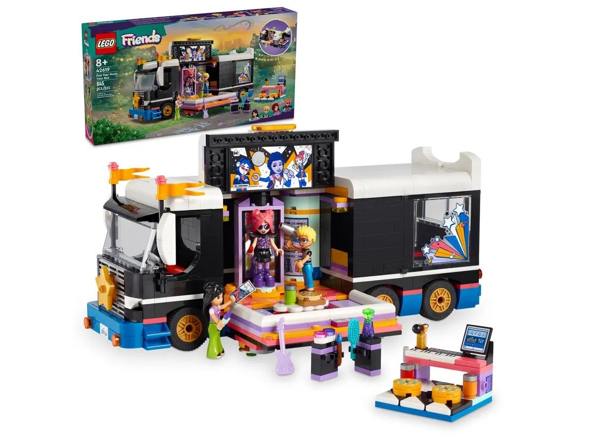 Pop Star Music Tour Bus LEGO Friends 42619