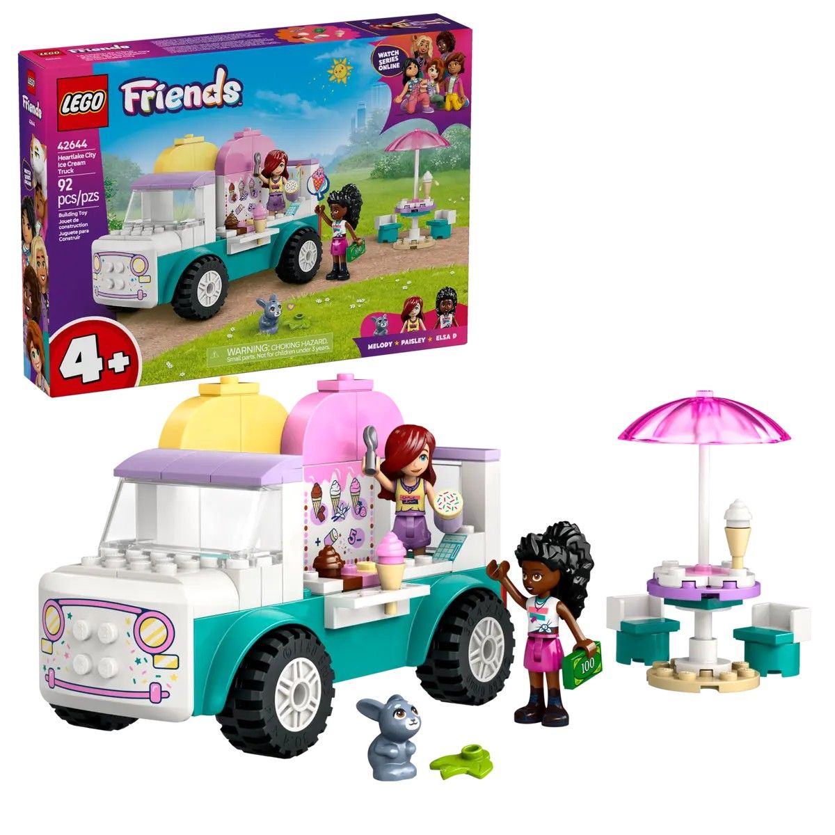 Heartlake City Ice Cream Truck LEGO Friends 42644
