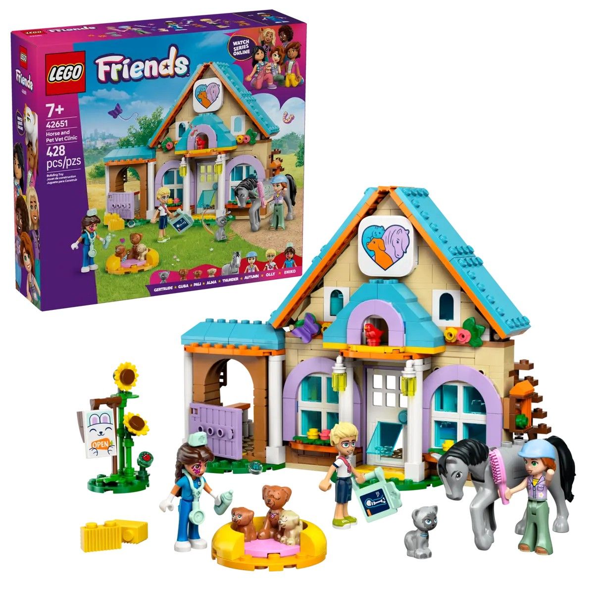Horse and Pet Vet Clinic LEGO Friends 42651