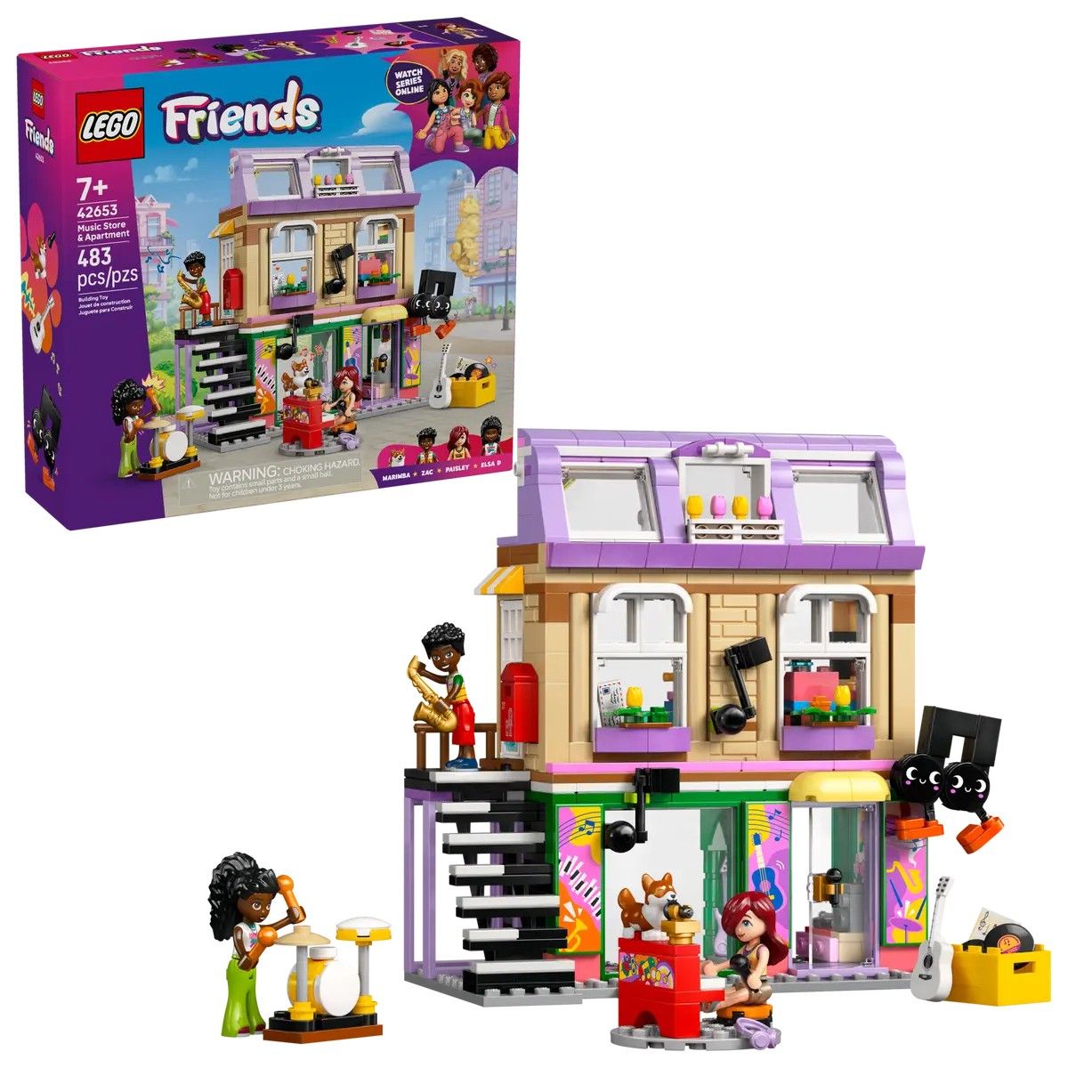 Music Store & Apartment LEGO Friends 42653